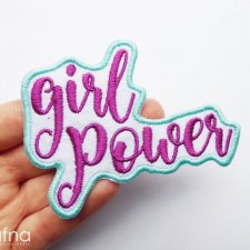 Naszywka Napis Girl Power