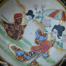 NIPPON TOKUSEI antyk * porcelana japońska * rzadkość * Gejsza 1900-1930